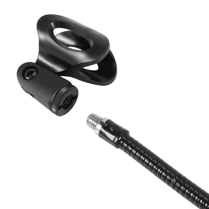 Soporte de micrófono de cuello de cisne Flexible New-5X con abrazadera de escritorio para estudio de radiodifusión, equipo de transmisión en vivo, estaciones