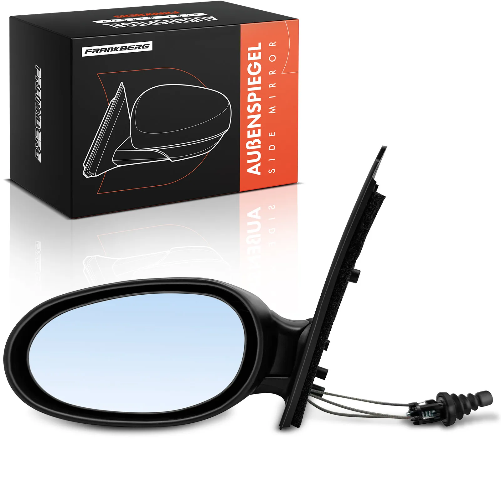 Frankberg 1x buitenspiegel links voor Smart Cabrio City-Coupe Fortwo 450 0.6L 0.7L 0.8L 1998-2007 Q0011250V001000000