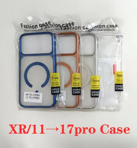 Phone Case For iPhone 11 To 17 Pro 11 Change 17 Pro，For iPhone XR Like 17 Pro XR Convert 17 Pro Magsafe Phone Protective Cover