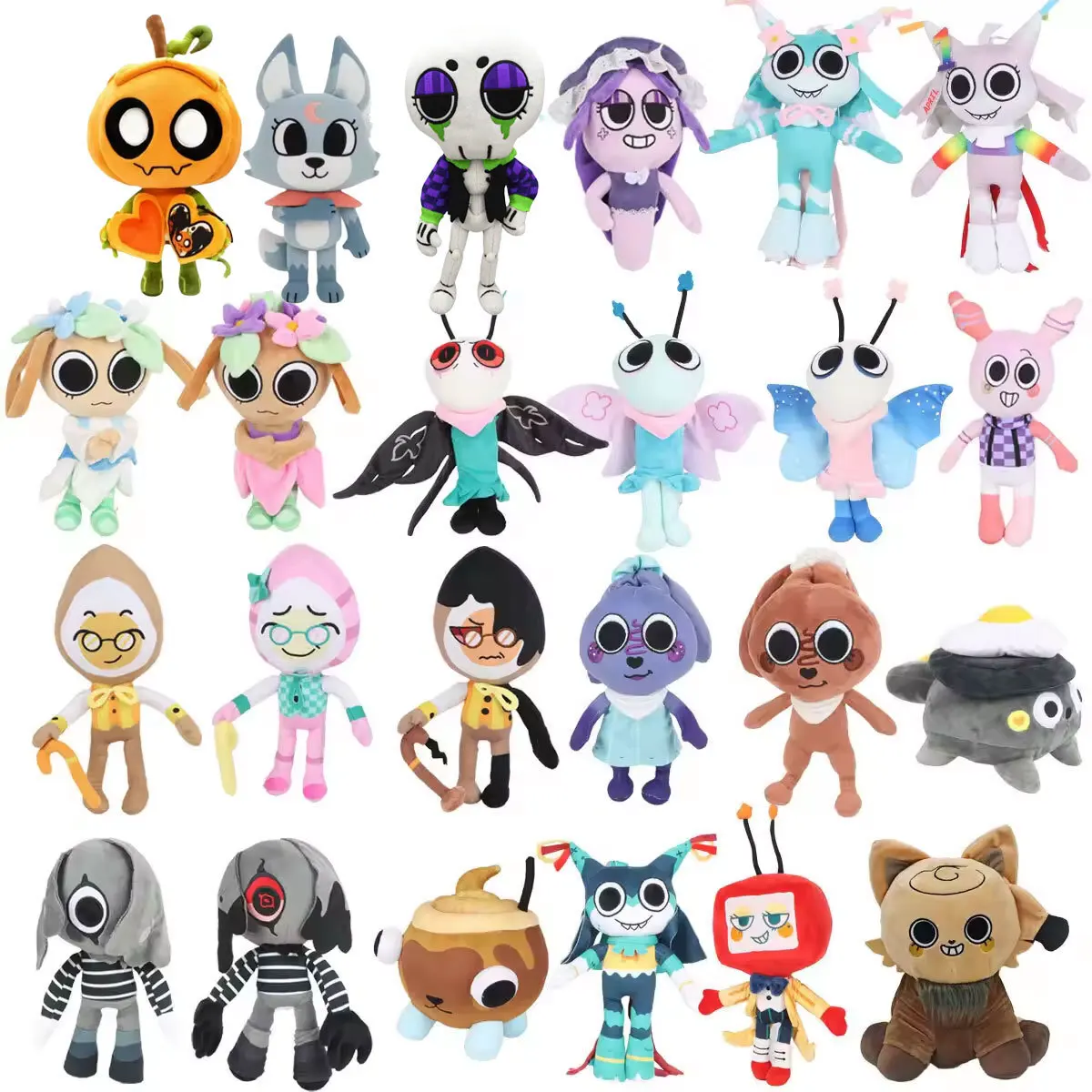 

Gourdy Plush Dandy’s World Plush Toy Goob Pebble Dandys World Plushie Horror Game Soft Stuffed Pillow Doll Kids Christmas Gift