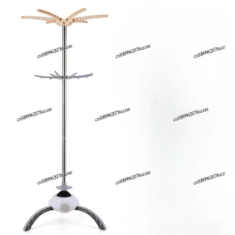 

Электрическая сушилка для одежды 220 В, портативная складная сушилка с теплым воздухом, 2 слоя, подставка, сушилка для обуви