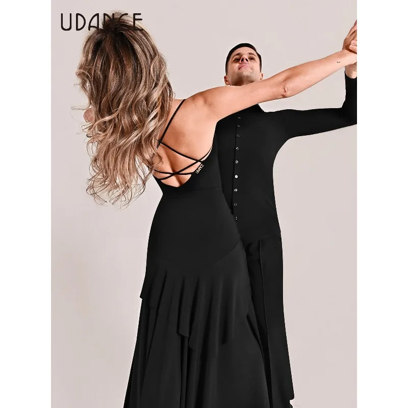 Customized UDANCE Modern Dancewear Senior Dance Dress Balloom Dance Top Modern Practice Clothes Sports Dress AMD03