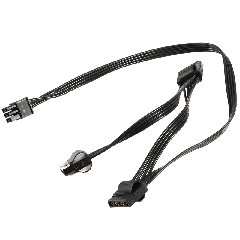 RISE-6 Pin To 3X IDE Driver Power Cable For EVGA Supernova 650 750 850 1000 1600 2000 G2 G3 P2 T2 GS