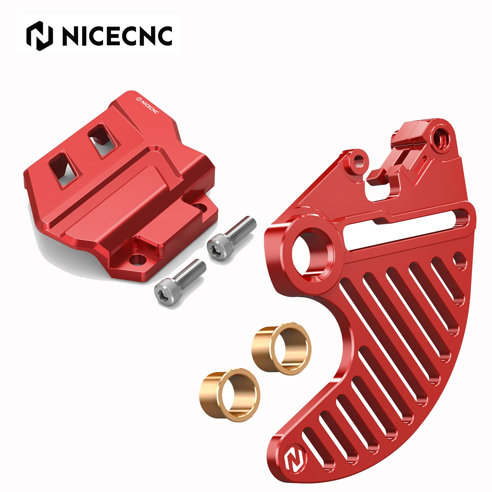 NICECNC Für Stark Varg EX MX 2024-2025 Elektrisches Motorrad Hinterer Bremsscheibenschutz & Hinterer Hauptbremszylinder-Schutz aus Aluminium – Detail 12