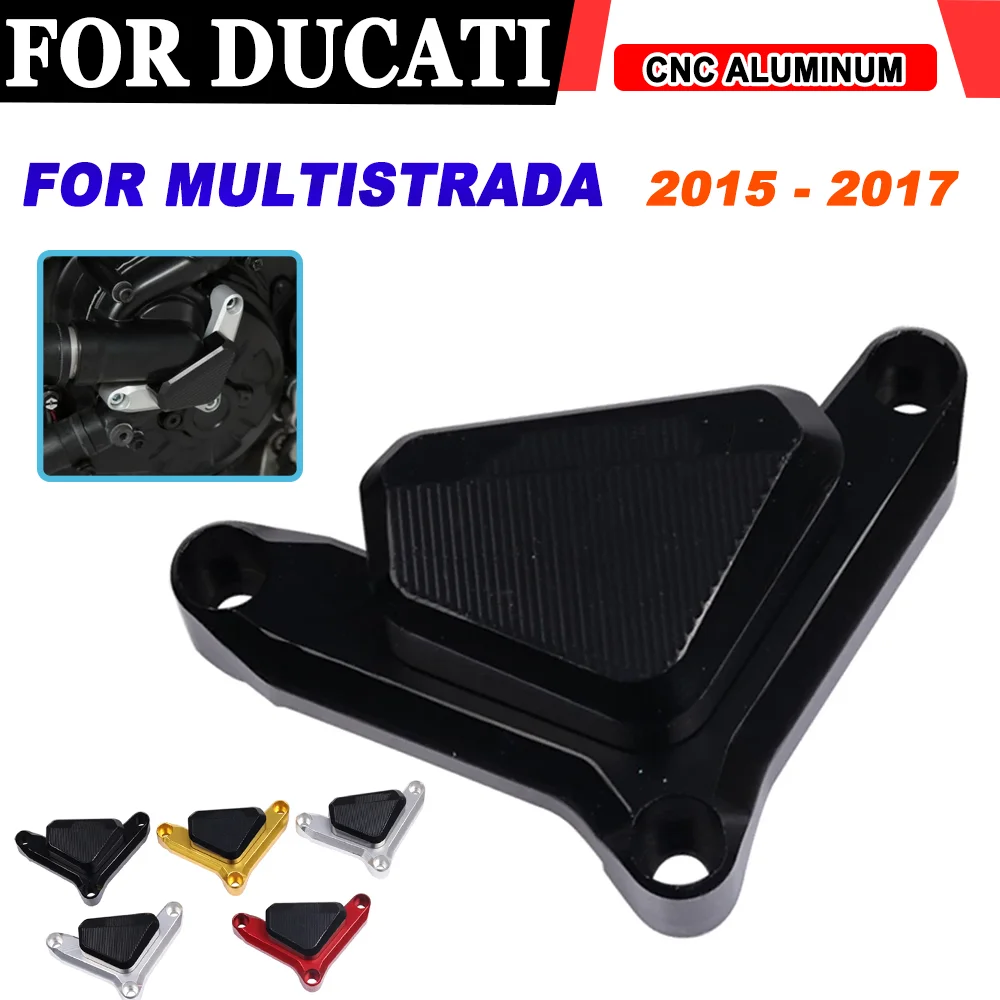 

For DUCATI MULTISTRADA 1200 2015 - 2017 1200 ENDURO 2016 - 2018 Accessories Water Pump Protection Cover Guard Protectorc