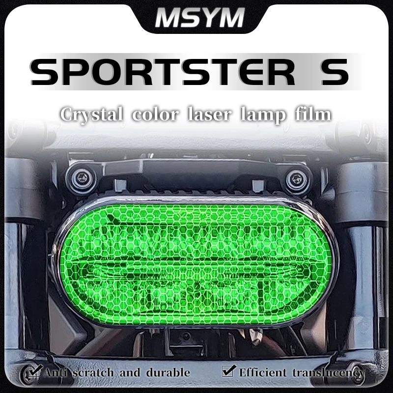 

For Harley-Davidson Sportster S SPORTSTER S Headlight and taillight film honeycomb laser sticker protective film accessories