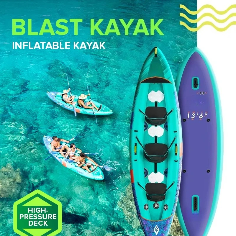 Blower Opblaasbaar Versterkt P - Inflatable Kayak 3 Person recensie en prijs
