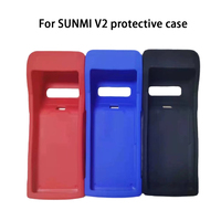 For SUNMI V2/V2s protective case handheld POS thermal printer PDA scanner soft silicone anti-fall case sunmi v2 screen protector