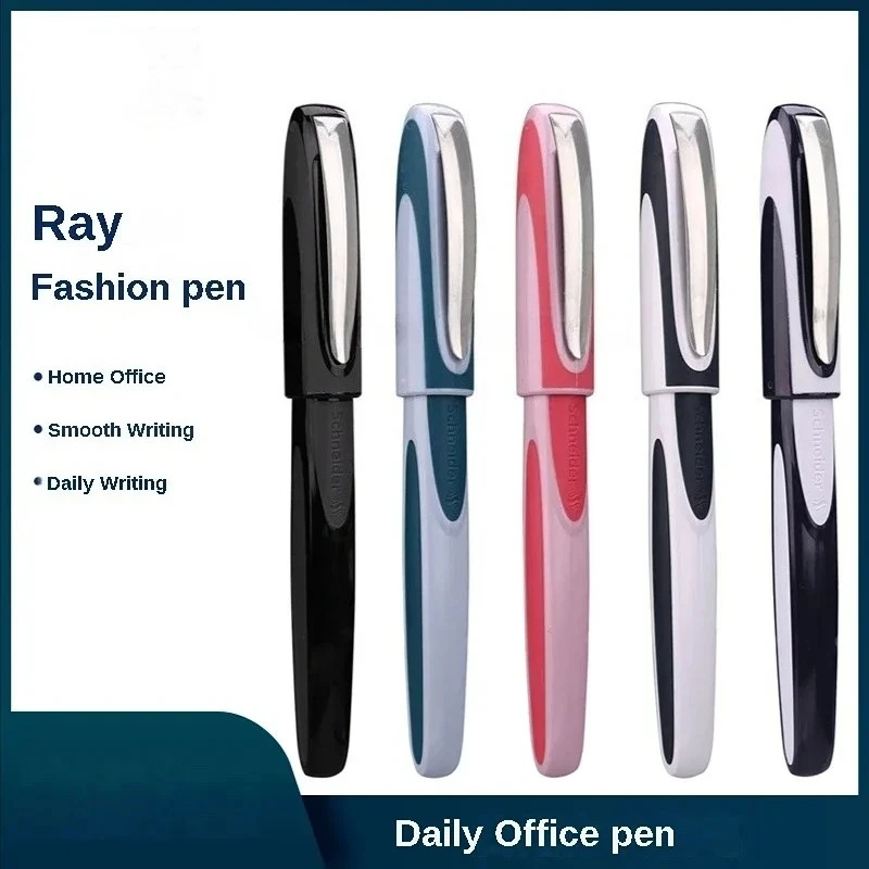 

Перьевая ручка Schneider RAY Ray, ежегодный офисный подарок, студенческая пишущая практика, подарочная коробка, канцелярские принадлежности, ручка из смолы для делового письма