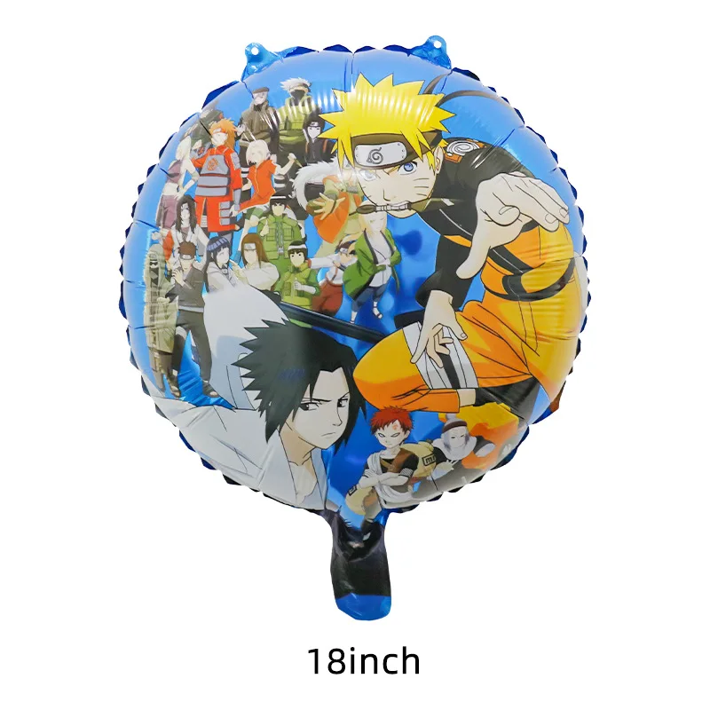 NARUTO Aluminium Film Balloon Anime Cartoon Birthday Party Decoration Supplies Photography Props Baby Shower Balloon Accessories