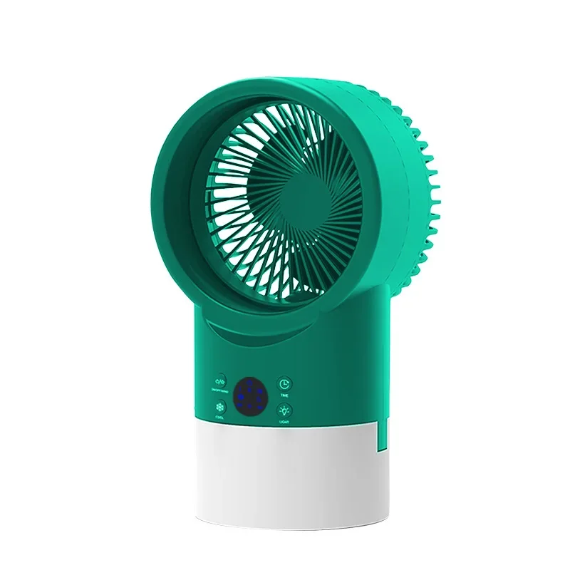 2022 cross-border chiller desktop home office add water and ice to make small electric fan small spray chiller