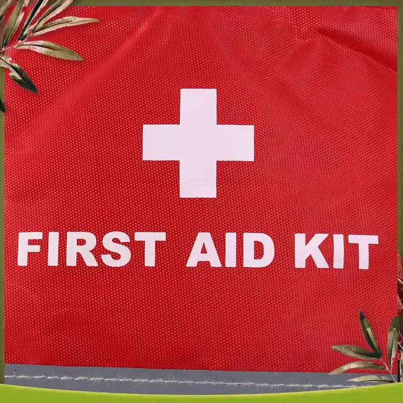 

Reliable-5X Outdoor First Aid Kit Sports Camping Bag Home Emergency Survival Package Red Nylon Striking Cross Symbol