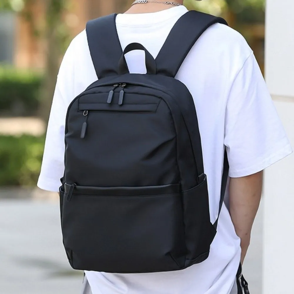 

Мужской рюкзак большой емкости из ткани Оксфорд с несколькими карманами, дорожный рюкзак, черный, серый, водонепроницаемая сумка для ноутбука, дорожная сумка