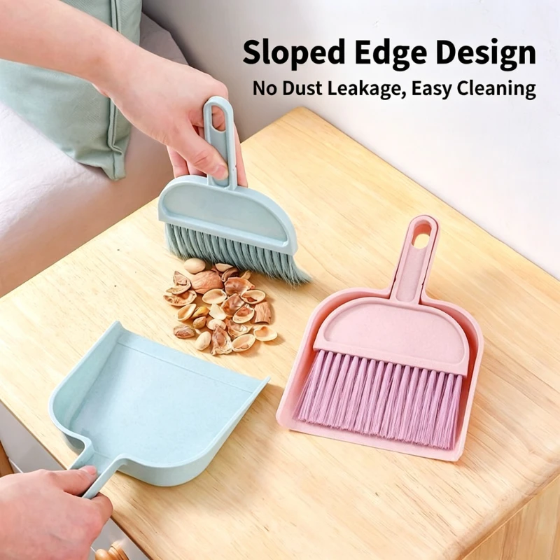 1/3pcs Pet Professional Cleaning Set Keyboard Brush Desktop Cleaning Brush Small Broom Household Mini Dustpan Combination