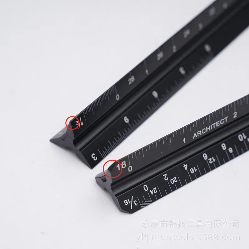 ขนาด30ซม. ความแม่นยำสูงขนาดสามเหลี่ยมออกแบบสถาปัตยกรรมงานไม้อะลูมินัมอัลลอยคุณภาพสูงอเนกประสงค์