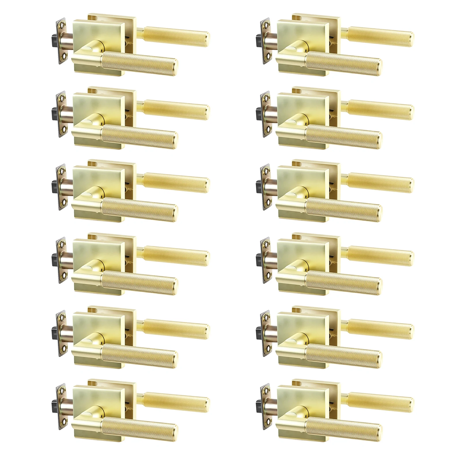 

Doors Lever with Door Knobs with Locks Keyless Entry Door Lock for Left Right Sided for Front Entrance and Bedrooms Passage
