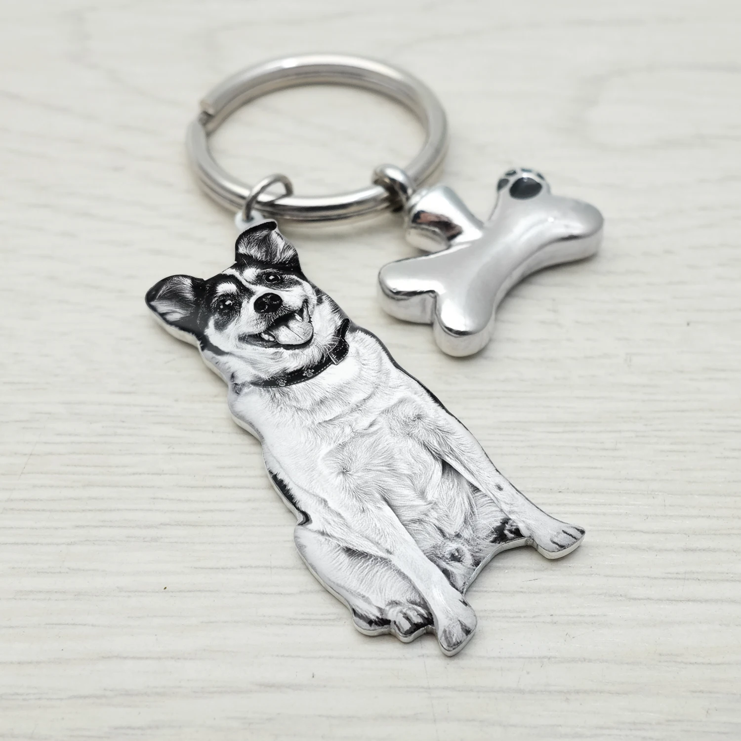 Custom Keychain Cremation Urn Keyring Pet Ashes Jewelry Customized Keychains Pet Loss Gift Pet Memorial Gift