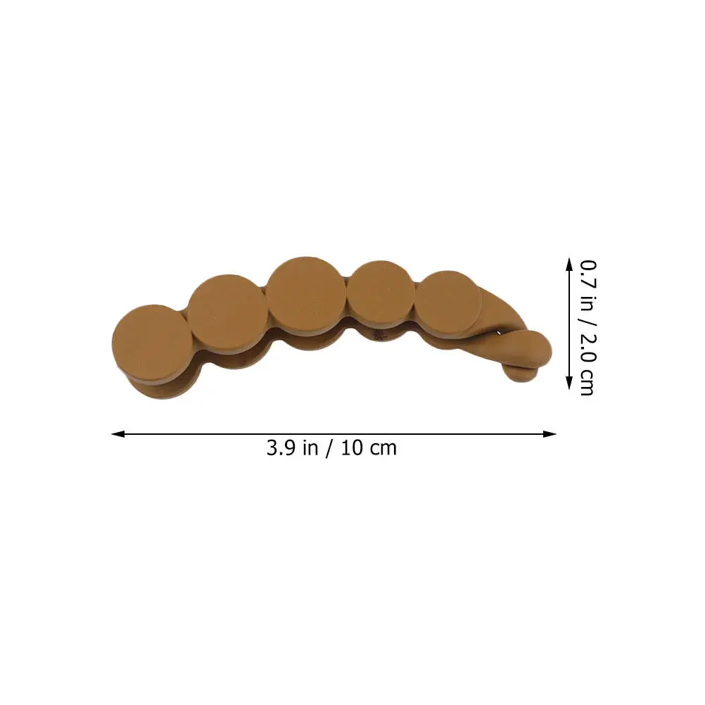 6Pcs Banana Hair Clips Assorted Colors Smooth Grip Large Claw Clips for Thick Long Hair Styling Elegant Daily Wear Gift