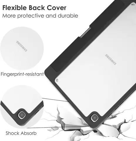 Flip-fodral för surfplatta till Samsung Galaxy Tab S6 Lite 10.4'' 2020/2022/2024 SM-P610 P613 P620 akrylfärgat bakstycke med pennhållare och fodral 8 best sales Samsung Galaxy S6 Lite - №7
