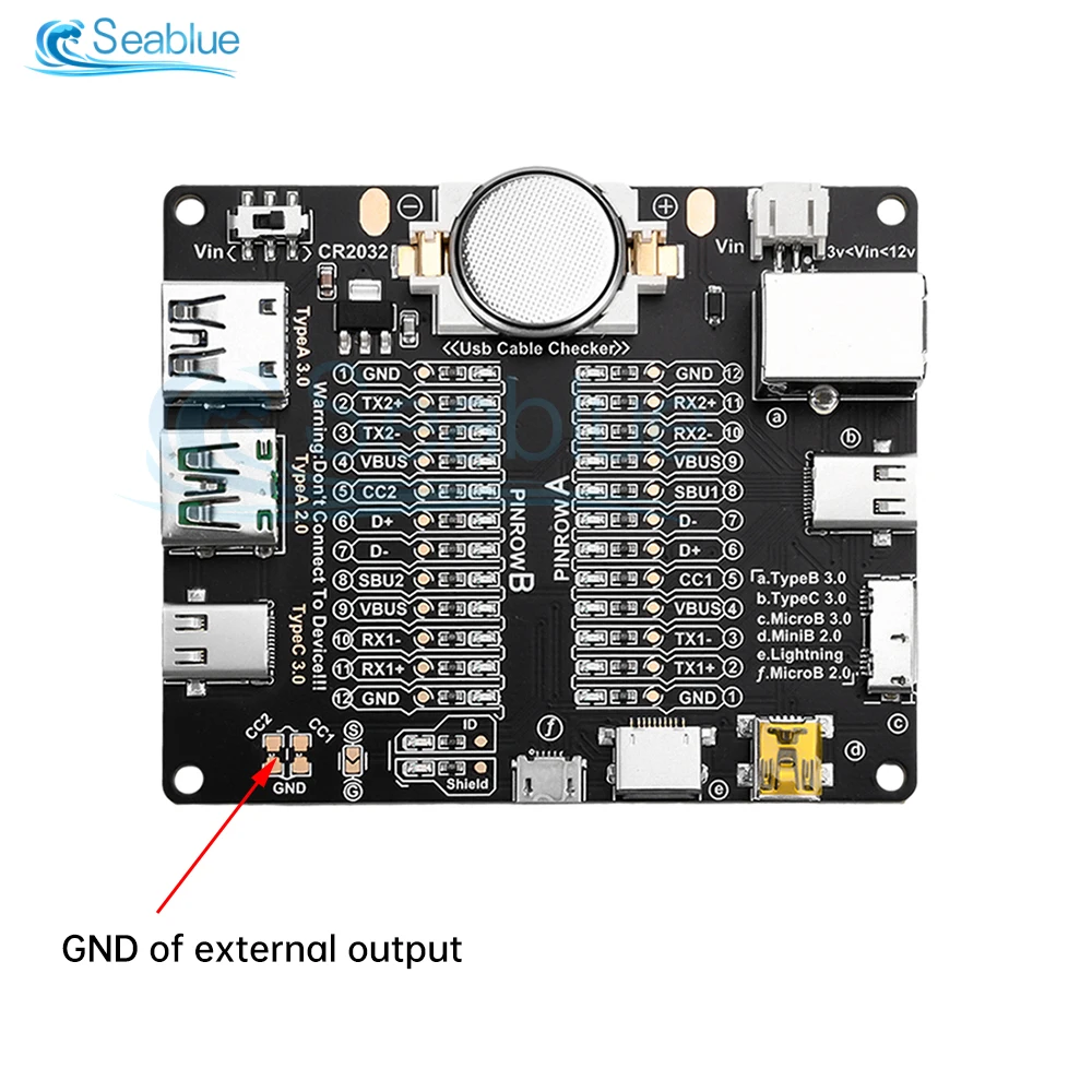 Imagem -06 - Usb Tipo-c Cabo Tester Data Cabo Test Pcb Board Data Cabo Detection Checker para Ios Android Dt3