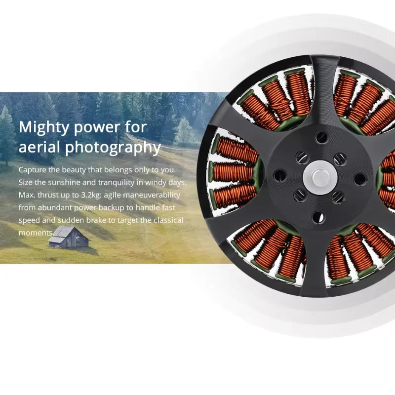 T-MOTOR Brushless Motor MN5006 KV450 Antigravity UAV with 3.2kg Max Thrust Brushless Motor Lightest Weight Motor For Ultra light