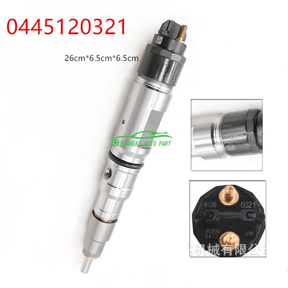 Diesel Inyectors Common Rail Fuel Injector OEM 0445120321 0445 120 321 FOR SSino HHowo HHeavy TTruck