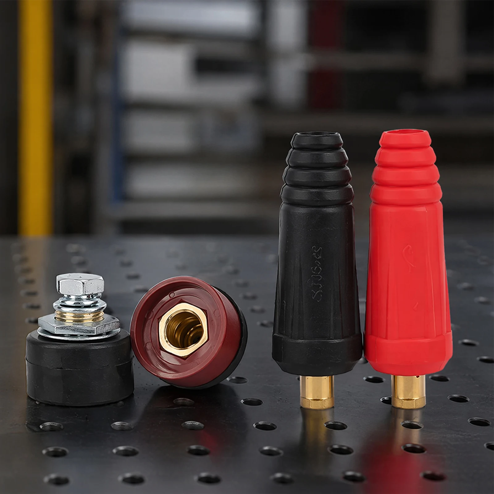 Welding Cable Panel Connector Plug & Socket Set DKJ10-25 Male and Female Argon Arc Connecting for Electric Weldings Machine