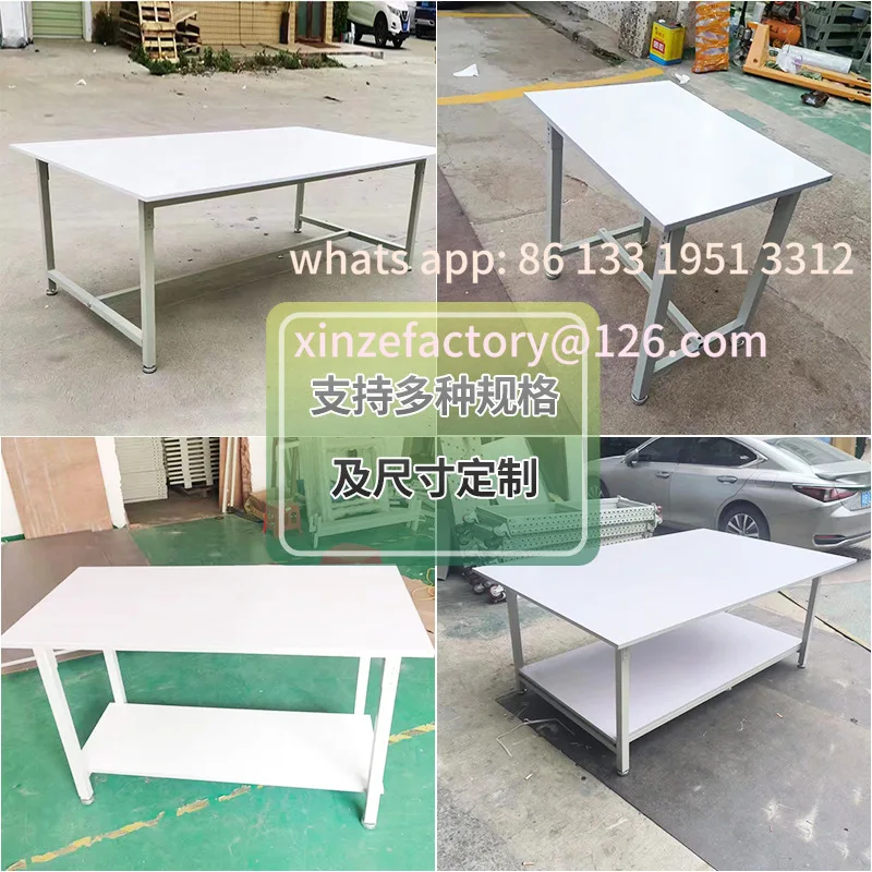 Customizable whiteboard workbench factory workshop assembly line operation bench experimental maintenance bench e-commerce packi