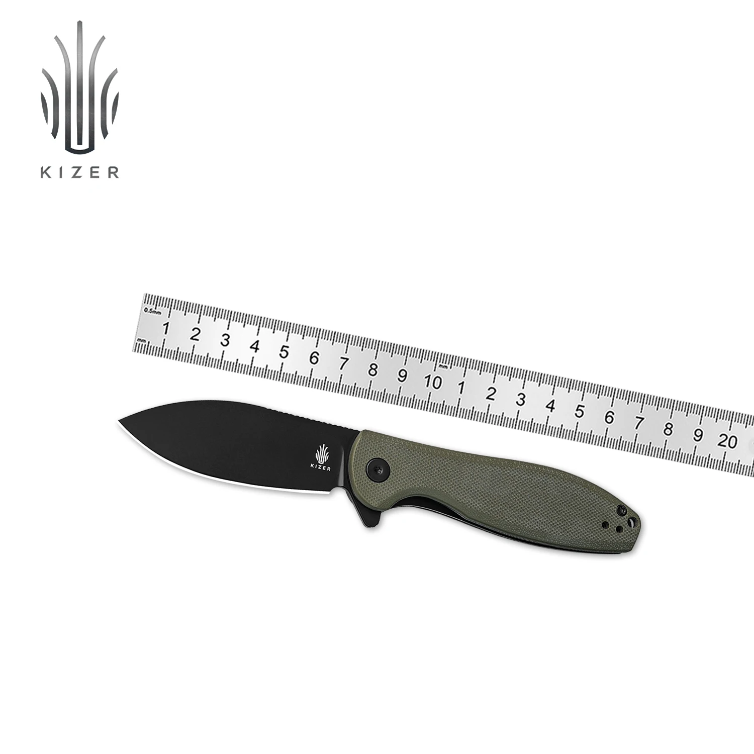 Kieszonkowy nóż Kizer Infinity V3579M1/V3579M2/V3579M3 G10/6K uchwyt z włókna węglowego Nitro-V ostrze Outdoor Camping narzędzia EDC nóż