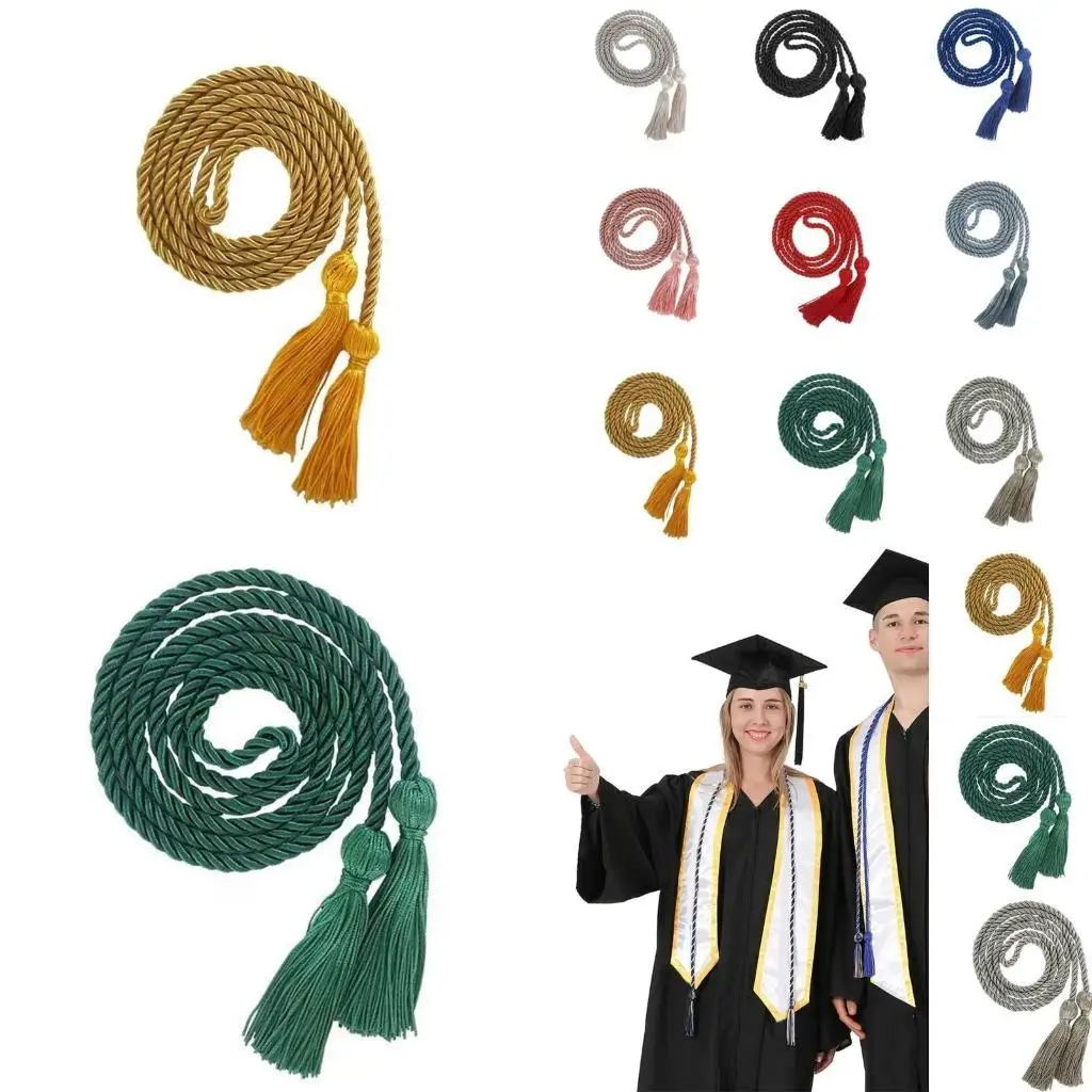 

R1we Cord Creceeries Ceremonies Bord Long Tassels 67 -дюймовый выпускной шнур для выпускных фотографий партий