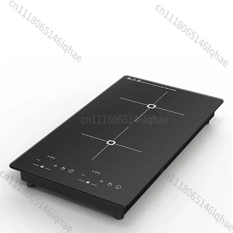 220/110V Vertical Double-Head Electric Ceramic Infrared Cooktop Multi-Burner Induction Stove
