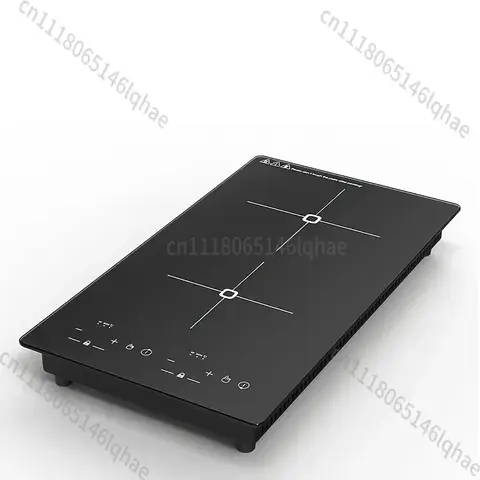 220/110V Vertical Double-Head Electric Ceramic Infrared Cooktop Multi-Burner Induction Stove