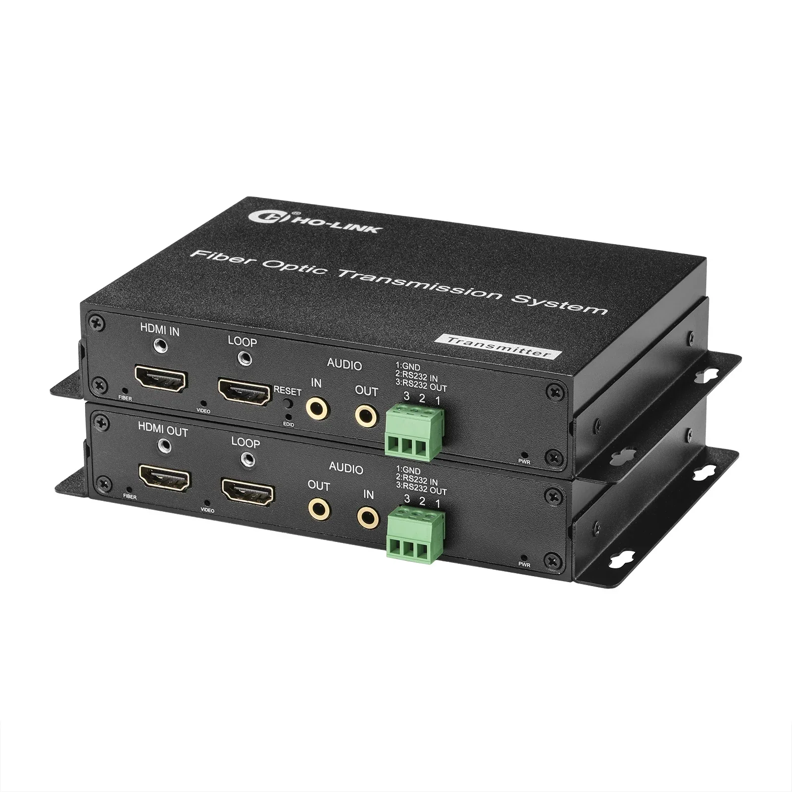 

In stock Ho-link 20 years fiber optic converter OEM manufacturer 4k hd-mi@30hz to fiber