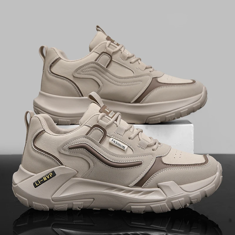 2025 Nieuwe heren boardschoenen, sneakers, skate-schoenen, vrijetijdsschoenen unisex lichtgewicht zachte zool reizen gedempt outdoor dagelijkse kleding