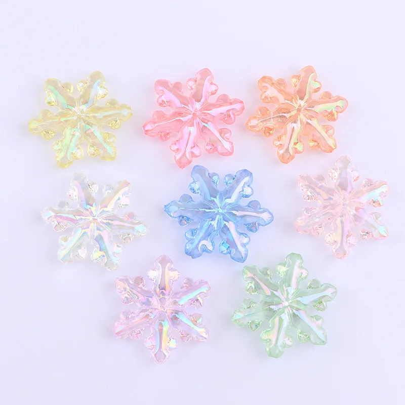 

Ювелирные аксессуары в виде снежинок, блестящий кабошон из смолы с плоской задней частью для поделок ручной работы, 10 шт., большие украшения в виде снежинок, аксессуар «сделай сам»