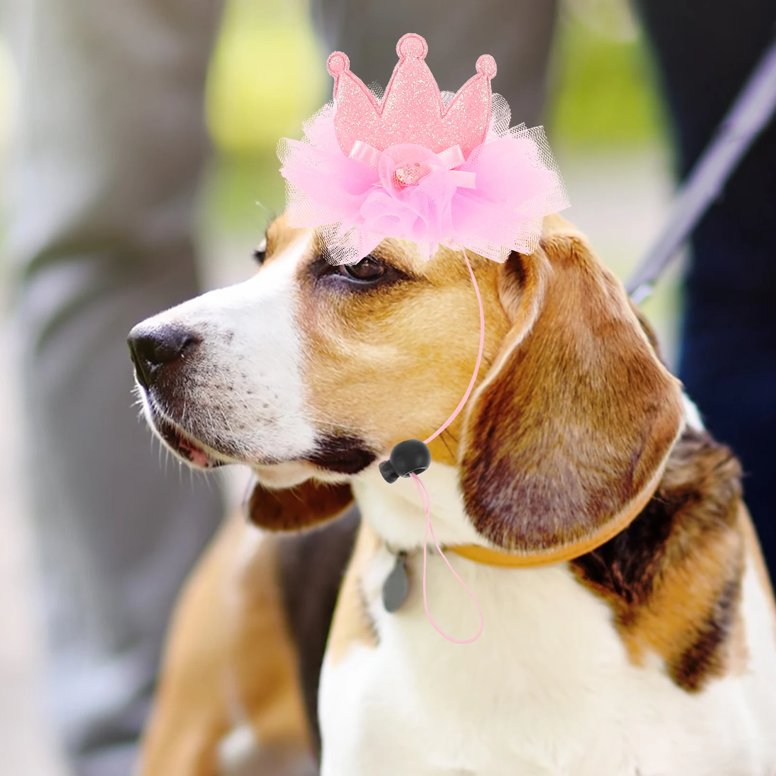 

Crown Hat Birthday Party Dog Cat Accessory Lightweight Comfortable Adjustable Pet Headwear Cartoon Dog Cap Pet Costume