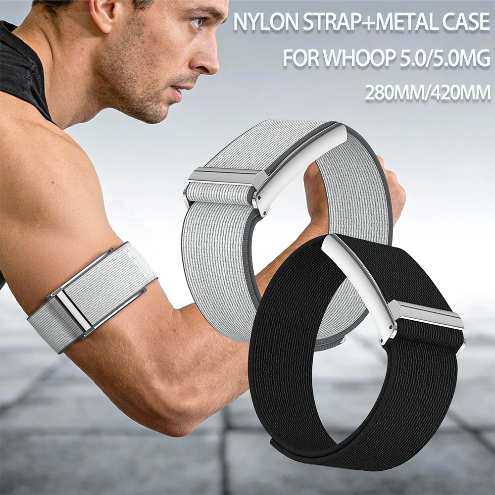 Suitable for WHOOP 5.0 Wrist Band Nylon Fitness Soft Breathable Replacement Strap Adjustable Protector Sports Wristband Strap