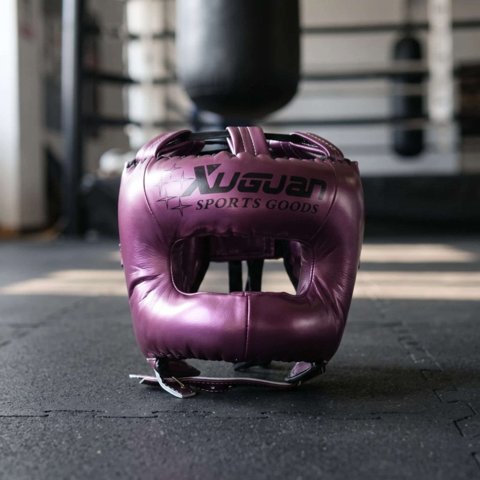 フロントバー付きヘッドプロテクター-安全ボクシングヘッドギア-mmaヘッドギア-調節可能なヘッドプロテクター-ボクサーに快適