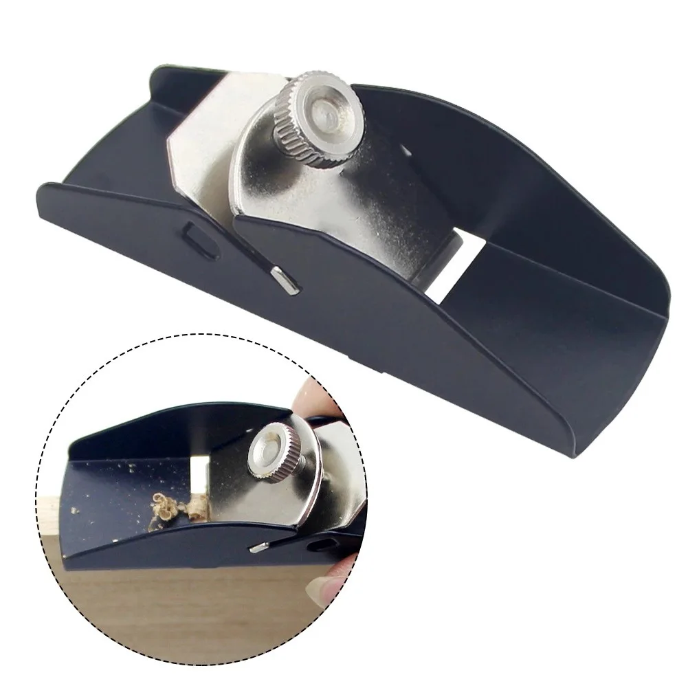Mini rabot à main bricolage, boîtier en plastique, lame en acier, matériaux robustes, acier du Guatemala, applications polyvalentes