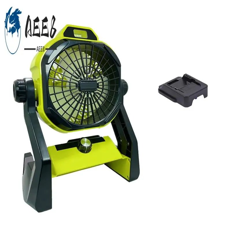 

AEE8-For 18V Li- Battery With Adapte Work Fan With LED Light Portable Cordless