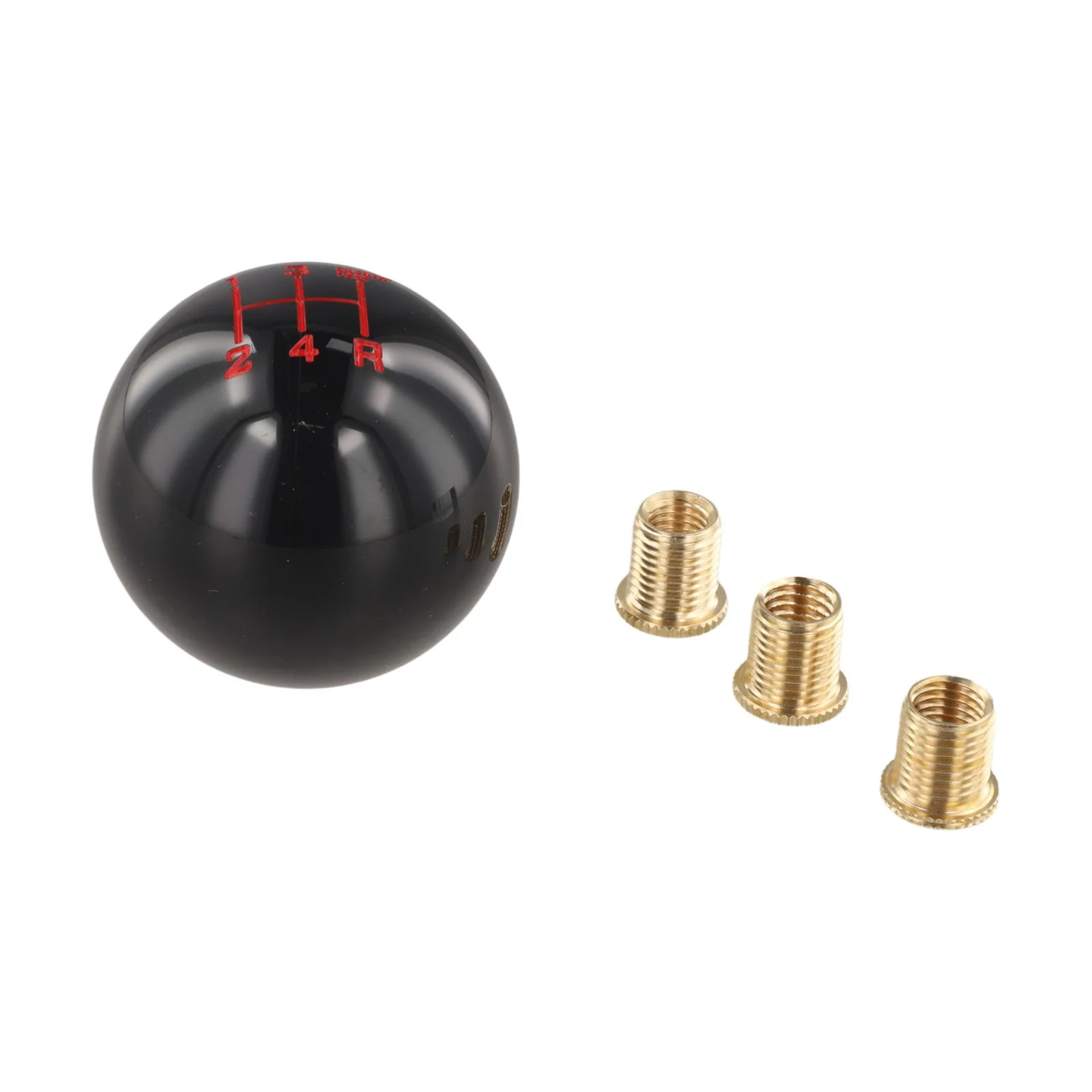 3 Thread Adapters Shift Knob Blue Diameter: 53.5mm Material: Resin White Condition: 100% Brand New High Quality