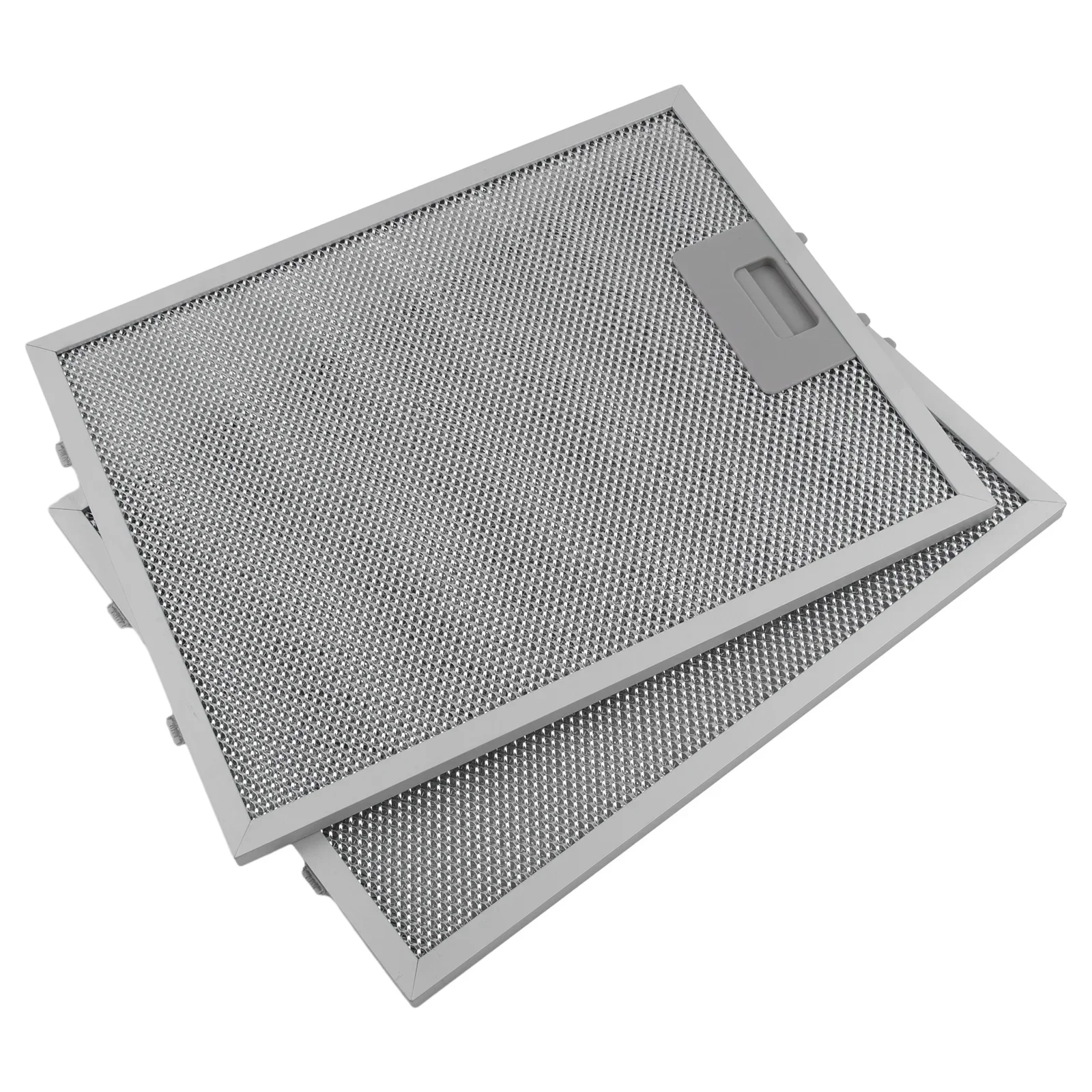 2-個グリースフィルタークッカーフードフィルター金属メッシュ抽出器ベントフィルターキッチン抽出器換気吸引器の交換