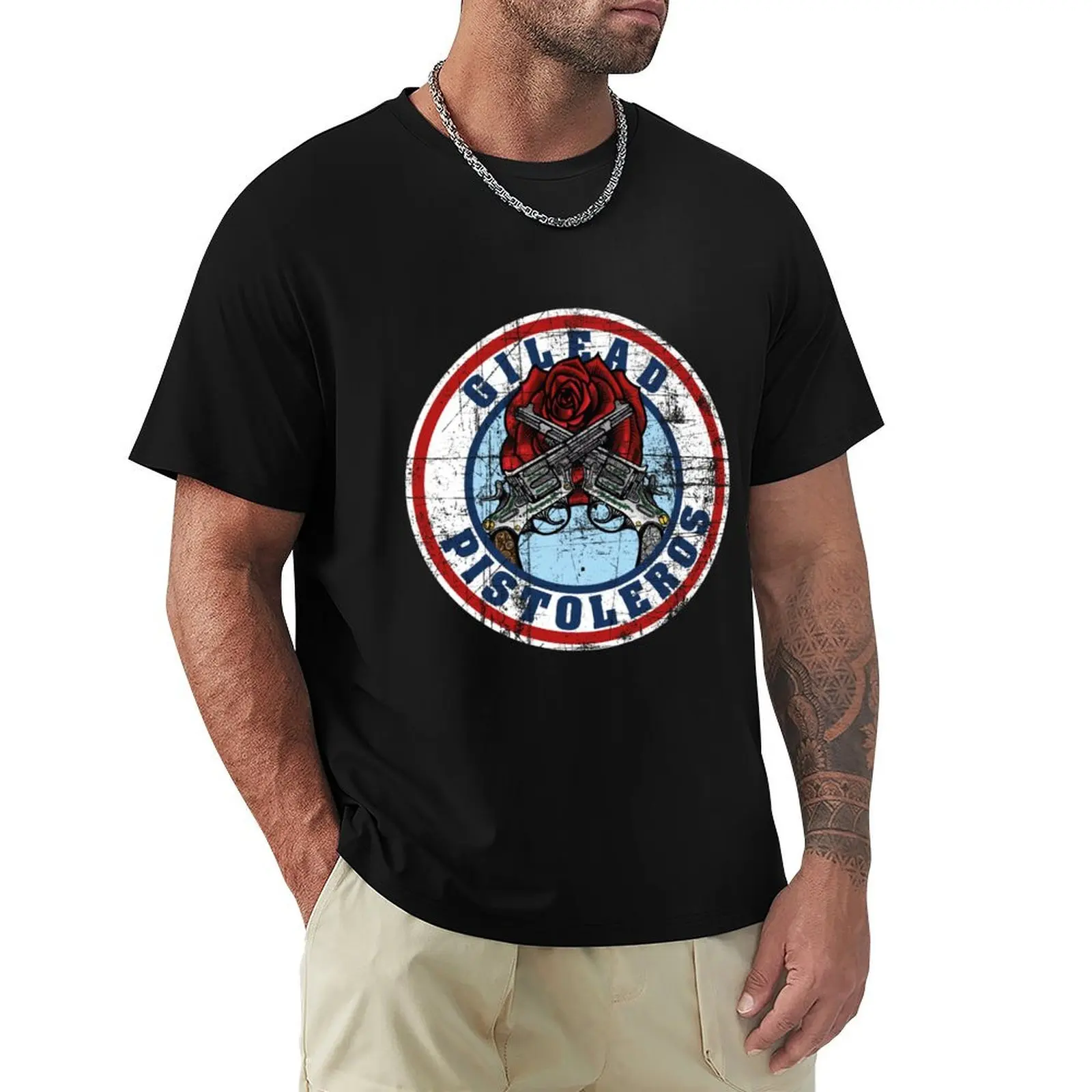 

Gilead Gunslingers The Dark 19 Ka Gift Fan T-Shirt sweat cute tops shirts graphic sports fans plain t shirts men