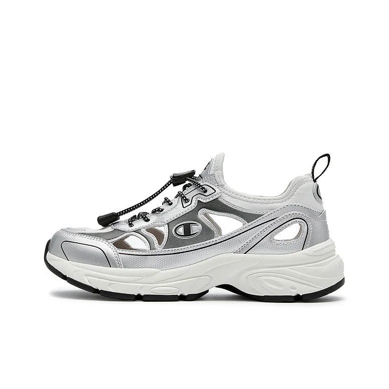 Champion Breathable River Trekking Shoes Women's Silver White/Black U5AFCSW17P1