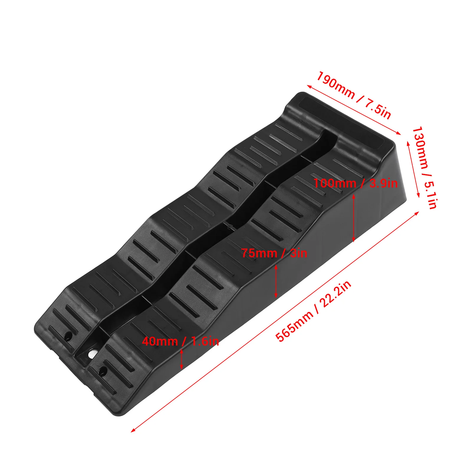 RV مستوي RV سلالم التسوية 11000LBS الحمولة RV مستوي عجلة Chock للسفر مقطورة المعسكر شاحنة RV كتل التسوية