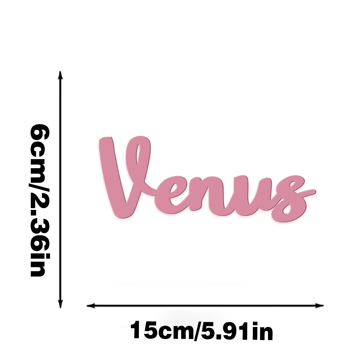 1PC Acrylic Custom Name Tag venus example Plaque Hanging art Sign Durable Outdoor Sign Classic Style Sign Door Hanging Decor