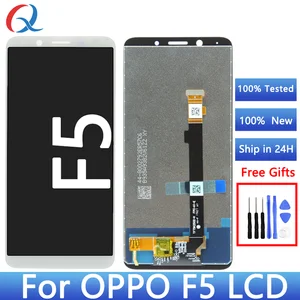 Bilashmart Mobile Phone lcds OPPO F5 Lcd display pantalla OPPO F5 CHP1727 Touch Screen Replacement