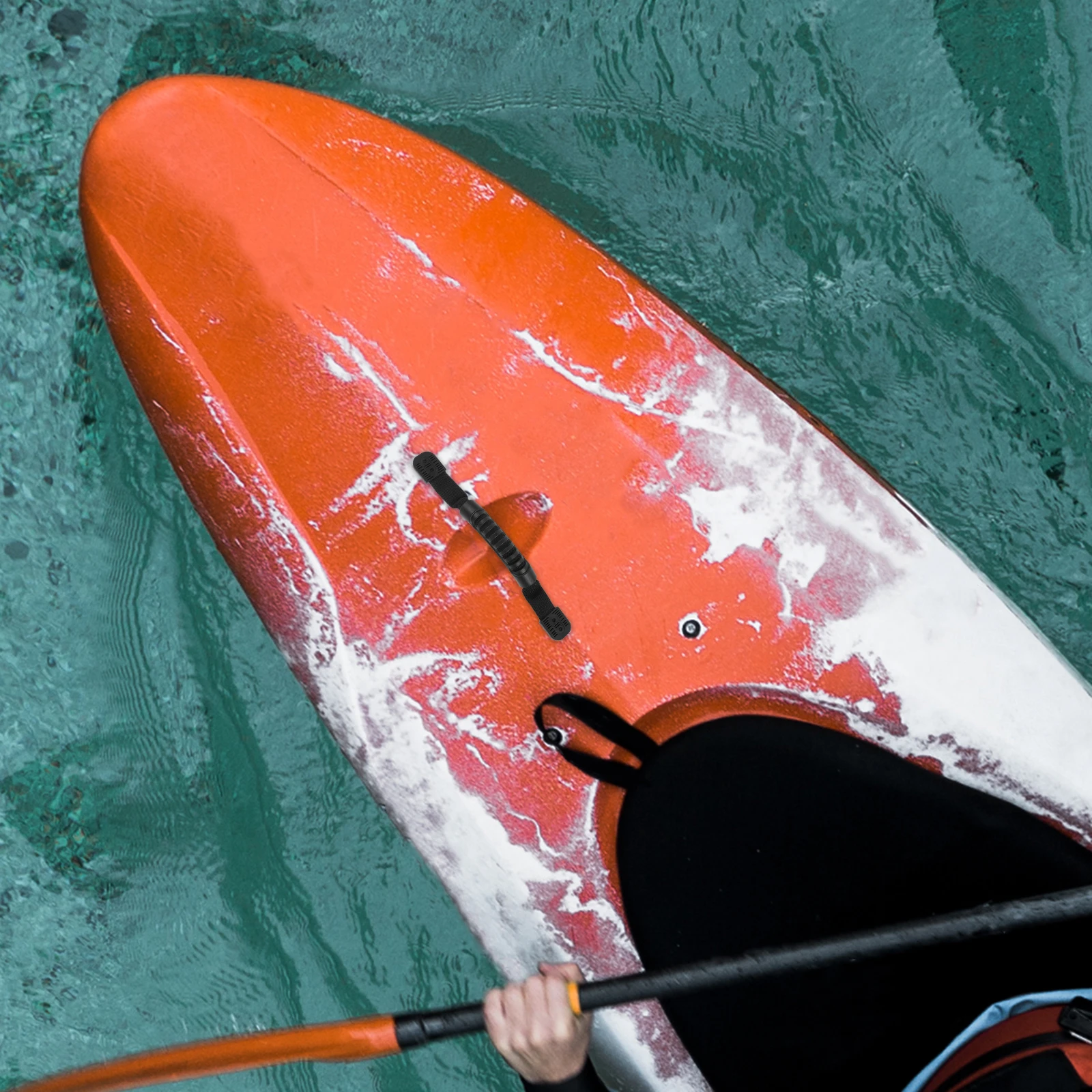 Wytrzymałe uchwyty do przenoszenia kajaka, kompatybilne z kanoe, pontonami, łódkami, pontonami dmuchanymi, łatwe w montażu, antypoślizgowe, akcesoria do łodzi.