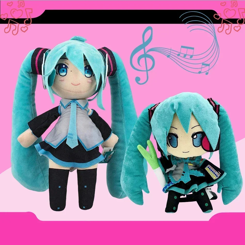 **-HEIßER 25 cm Japanische Anime Plüsch Stofftier Hatsune Miku Plüsch Puppe Weiches Kissen Zukunft Puppe Nettes Weihnachtsgeschenk für Kinder!!