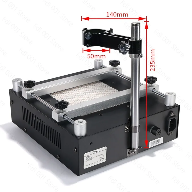853A 450W Digital Preheat Soldering Station High Power 220V BGA Rework Station PCB Desoldering IR Preheating Station
